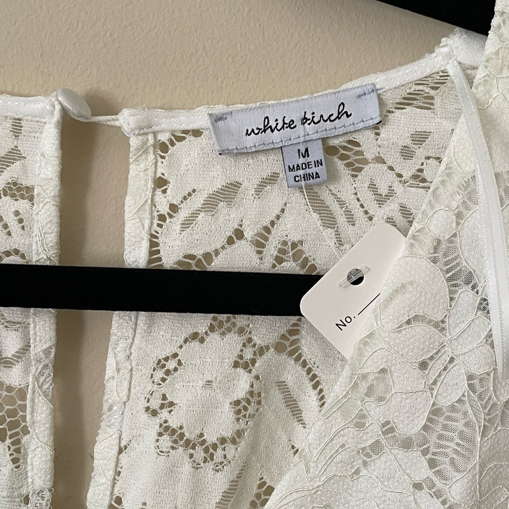 Beautiful white lace dress